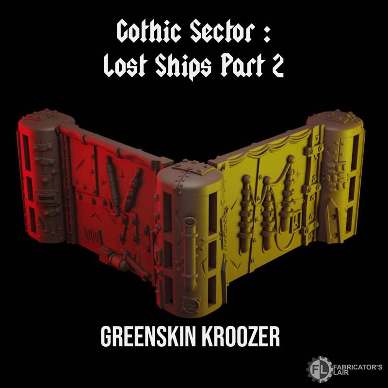 Gothic Sector : Lost Ships Part 2 - Greenskin Kroozer sample