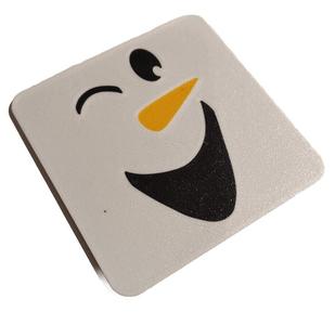 Happy Snowman Coaster Set (4)