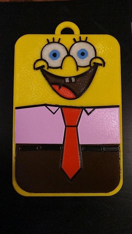 Sponge Bob Mask for ChemoBox-Kimiobox v5(500ml) - Máscara de Bob Esponja para Chemobox-Kimiobox v5 (500ml)