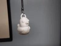Low Poly Duck Keychain