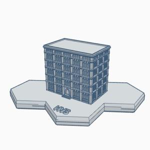 Gothic Building HMSG112 Hex Map Scale