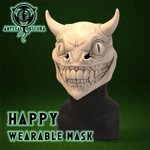 Happy - Wearable Demon Mask