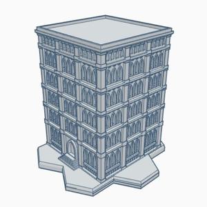 Gothic Building GHB104 with Hex Base