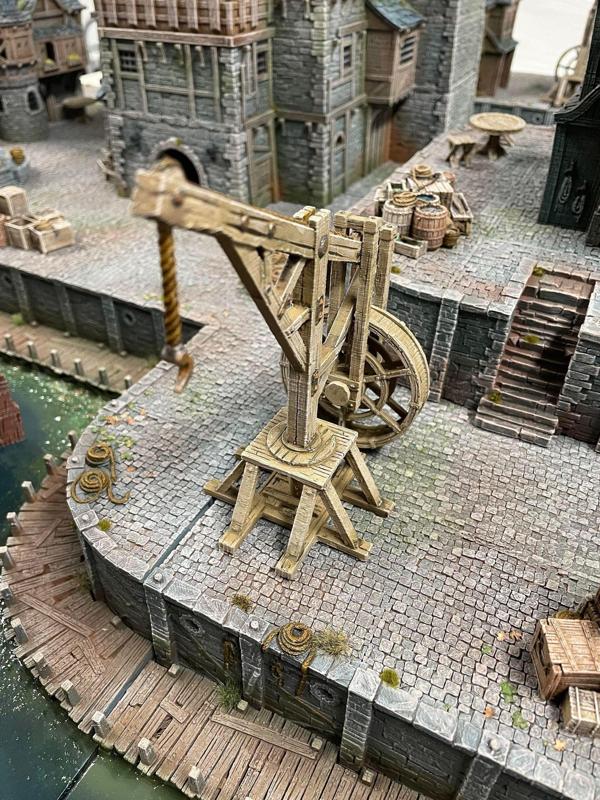 Ancrabourg - Threadwheel Crane