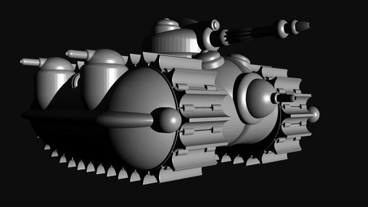 RETRO SCIFI TANK