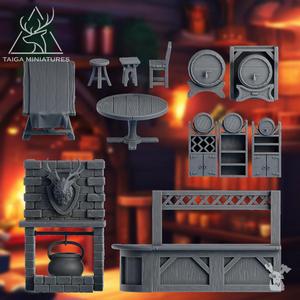 Fantasy Tavern furniture