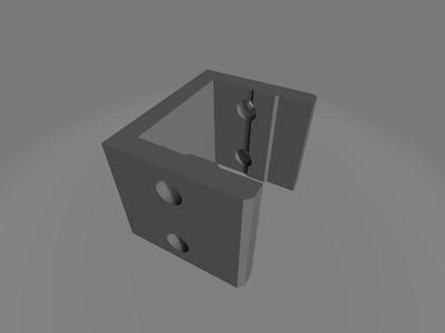 Prusa Mini - Raspberry Pi (3b) Case Mounting Clamp Remix