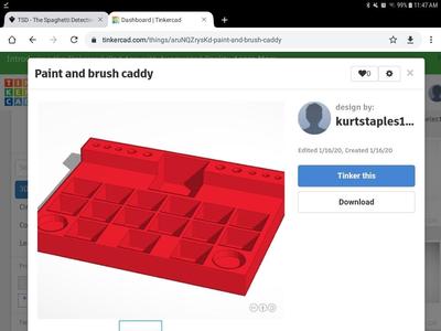 Paint caddy