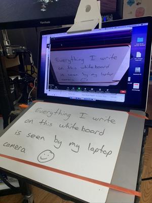 Inexpensive Document Camera for Distance Learning