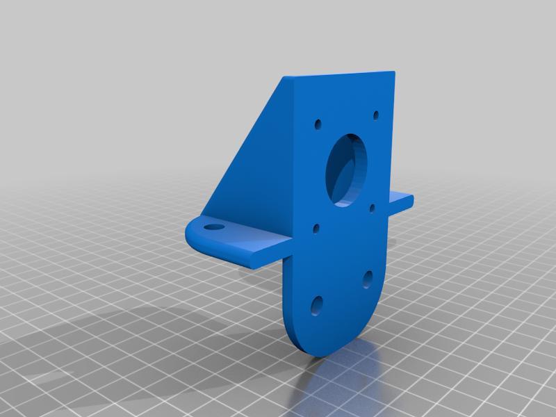 Z Motor Mount for 4040 Profile rounded Remix