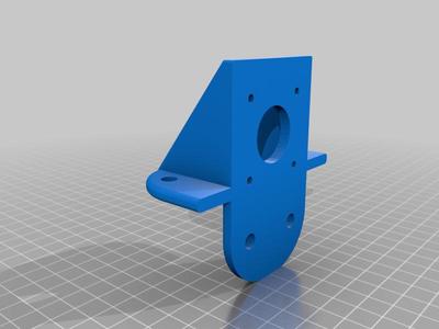 Z Motor Mount for 4040 Profile rounded Remix
