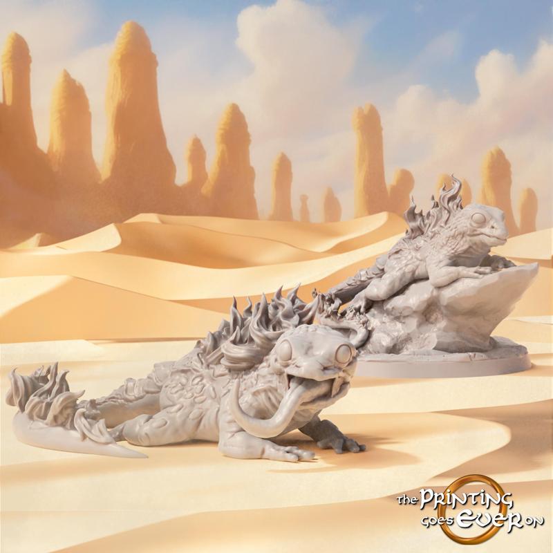 Flame Salamanders - Presupported