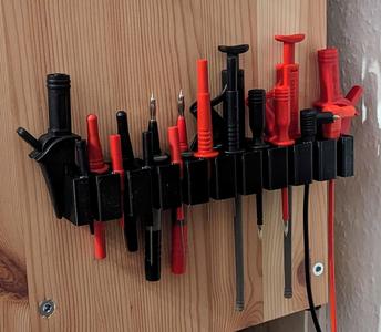Test Leads Wall Mount / Messspitzen Wandhalterung