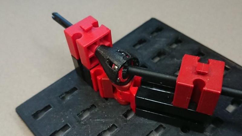 Mini Rzeppa constant velocity joint for fischertechnik
