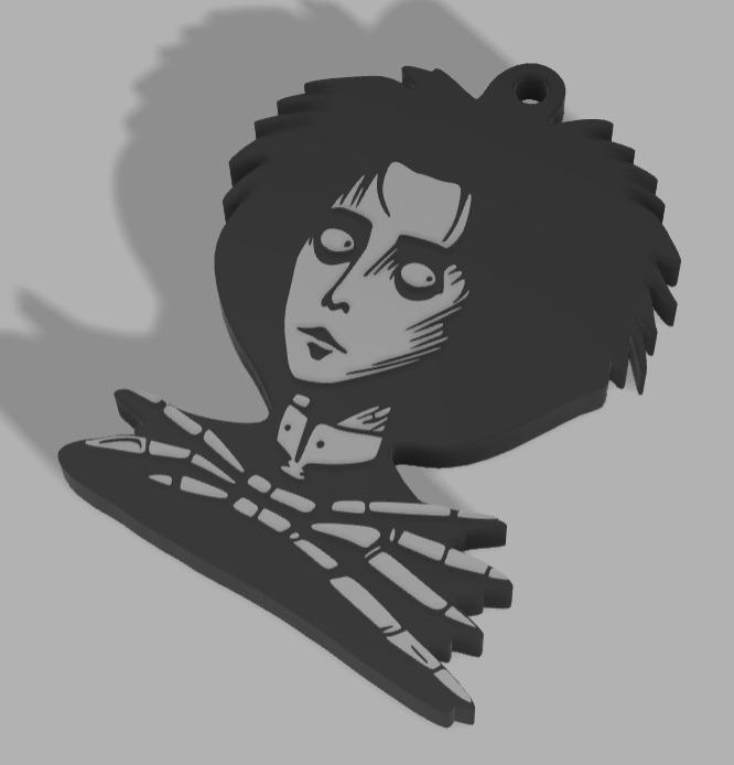 edward scissorhands key chain