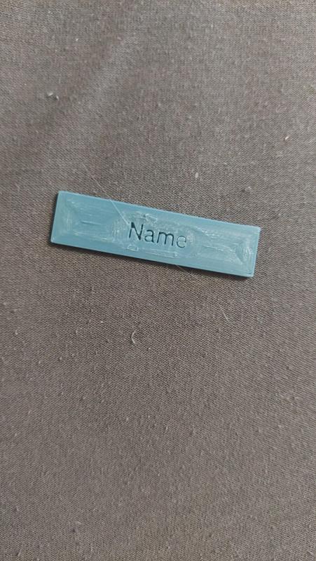 Klingelschild (parametrisch)