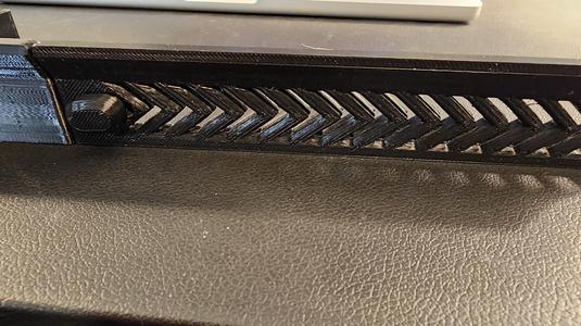 Creality K1 Riser Slide Vent w/ Ledge