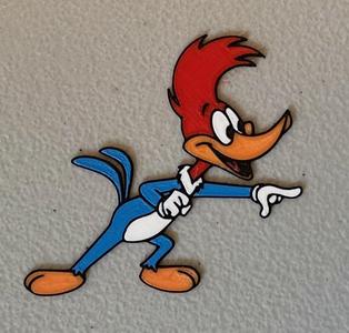 Multicolor Woody Woodpecker Magnet