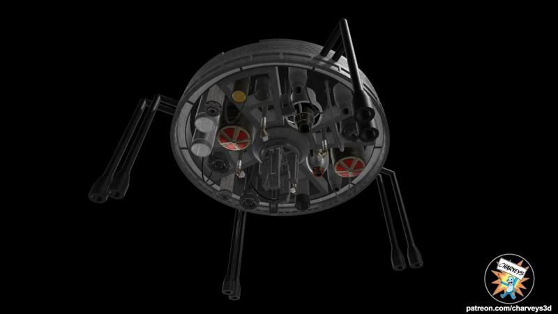 Star Wars Carbon Freezing Chamber Overhang for 3.75" and 6" figures