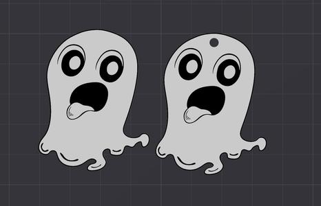 Ghost Keychain - Halloween 2023