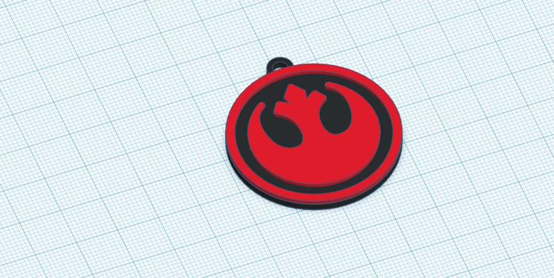 star wars keychain / rebel alliance