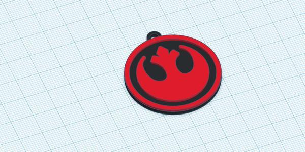star wars keychain / rebel alliance