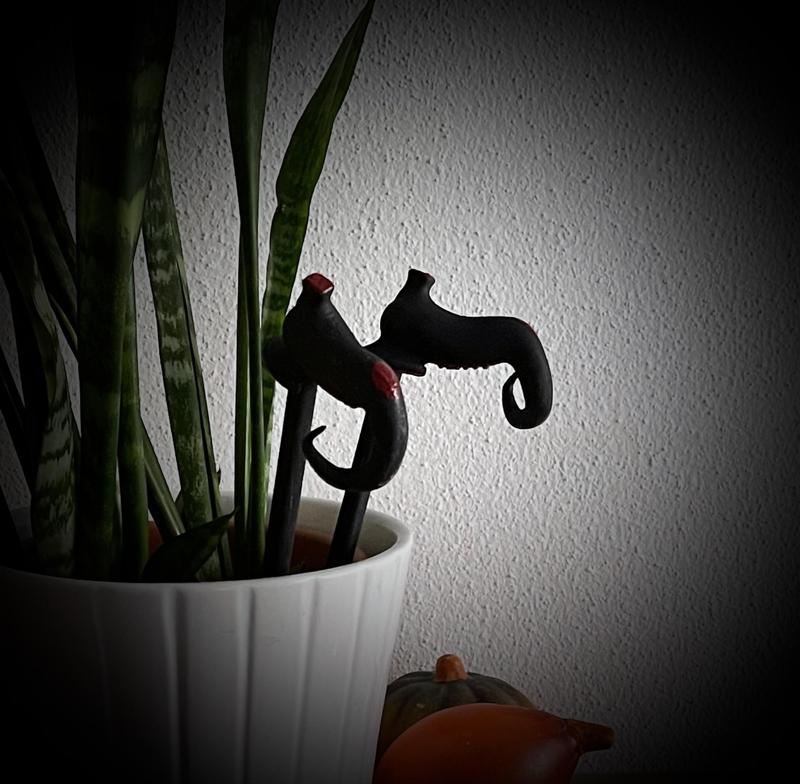 Halloween witches shoes flower decoration toppers