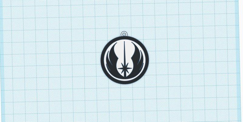 star wars keychain / jedi order