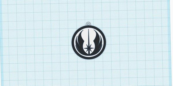 star wars keychain / jedi order