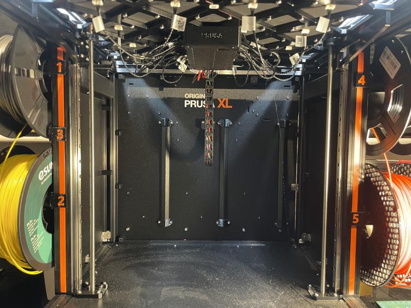 Prusa XL Spool holders numbers - Numbered bases - 1 - 5