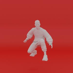 Character Pose Toy Man Miniature Figure 052