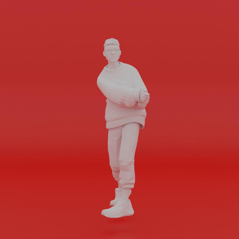Character Pose Toy Man Miniature Figure 040