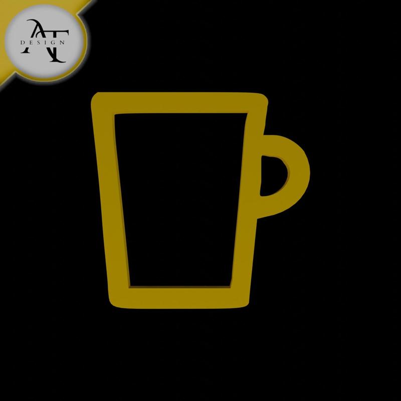 Simple Coffee Cup Symbol - 2D Art