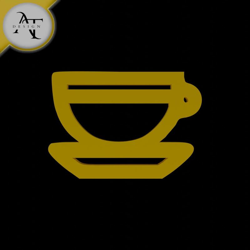 Simple Coffee Cup Symbol - 2D Art