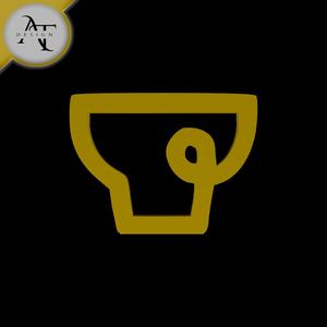 Simple Coffee Cup Symbol - 2D Art