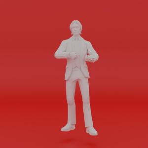 Character Pose Toy Man Miniature Figure 163