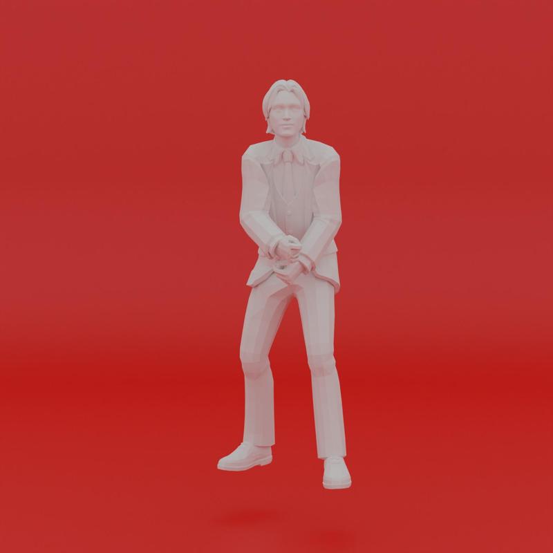 Character Pose Toy Man Miniature Figure 131