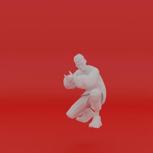 Character Pose Toy Man Miniature Figure 094