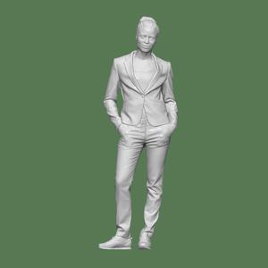 WOMAN STAND PEOPLE CHARACTER DIORAMA