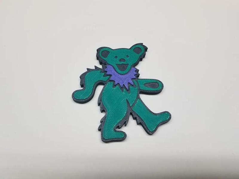 Grateful Dead Dancing Bear Magnet (2 of 5) - No AMS