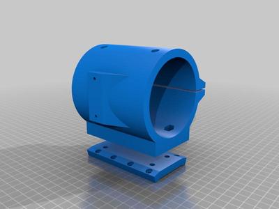 80mm Spindelhalter + Grundplatte MPCNC