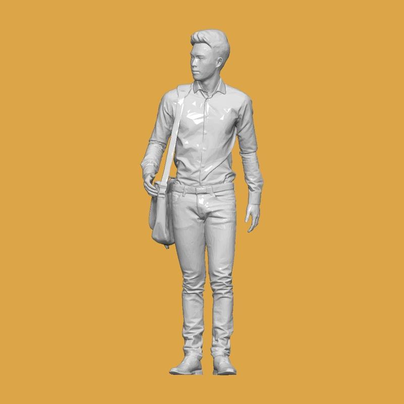 MAN WALKING FOR DIORAMA
