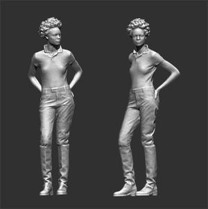 PEOPLE WOMEN W38 FIGURE DIORAMA
