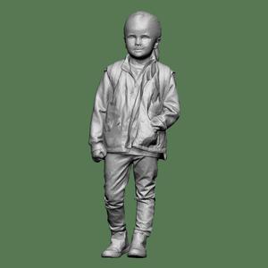 GIRL WALKING FOR DIORAMA PEOPLE CHARACTER