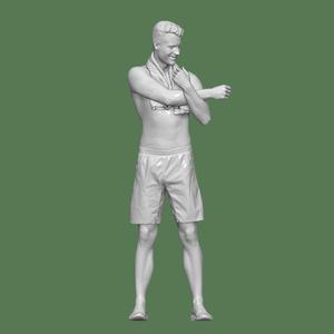 MAN GYM FOR DIORAMA PEOPLE CHARACTER