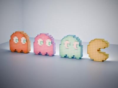 Pac-Man Desk Lamp Shade (no AMS required)
