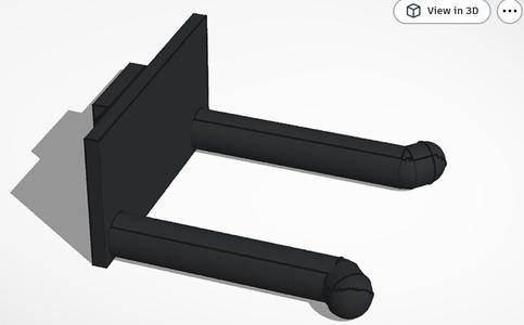 1/64 scale CAT skidsteer bale forks