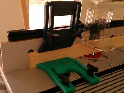 Botched Feather board and locking nut for my RA1181 router table