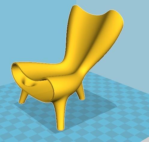 Marc Newson Blue Chair