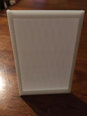 Zink standing picture frame